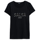 CAMISETA MUJER SALSA JEANS T-SHIRT WITH GLITTER BRANDING