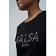 CAMISETA MUJER SALSA JEANS T-SHIRT WITH GLITTER BRANDING