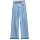 VAQUERO LIGHTDENIM MUJER SALSA JEANS TRUE WIDE LEG TIRO ALTO