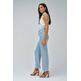VAQUERO RECTO MUJER SALSA JEANS TRUE CROPPED TIRO ALTO