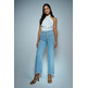 VAQUERO RECTO MUJER SALSA JEANS TRUE CROPPED TIRO ALTO