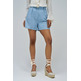 PANTALON CORTO MUJER SALSA JEANS EN LIGHTDENIM FIT BAGGY