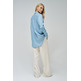 CAMISA LIGHTDENIM MUJER SALSA JEANS CON BRILLO FIT HOLGADO