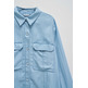 CAMISA LIGHTDENIM MUJER SALSA JEANS CON BRILLO FIT HOLGADO