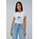 CAMISETA MUJER SALSA JEANS ESTAMPADO FLORAL Y LENTEJUELAS