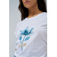 CAMISETA MUJER SALSA JEANS ESTAMPADO FLORAL Y LENTEJUELAS
