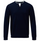 JERSEY HOMBRE SALSA JEANS KNIT HENLEY W/ COLLAR JERSEY D