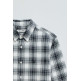 CAMISA HOMBRE  SALSA JEANS PLAID COTTON SHIRT SLIM FIT