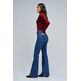 VAQUERO MUJER  SALSA JEANS FAITH FLARE W/ BELT