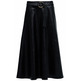 FALDA MUJER SALSA JEANS FAUX LEATHER MIDI SKIRT WITH B