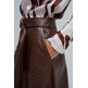 FALDA MUJER SALSA JEANS FAUX LEATHER MIDI SKIRT WITH B