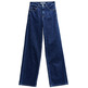 VAQUERO MUJER  SALSA JEANS FAITH WIDE DARK BLUE