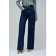 VAQUERO MUJER  SALSA JEANS FAITH WIDE DARK BLUE