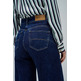 VAQUERO MUJER  SALSA JEANS FAITH WIDE DARK BLUE