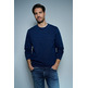 SUDADERA HOMBRE SALSA JEANS INDIGO SWEATSHIRT WITH EMBOSSE