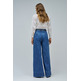 VAQUERO MUJER SALSA JEANS PALLAZO BLUE