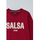 SUDADERA HOMBRE  SALSA JEANS FRENCH TERRY SWEAT HIGH RELIEF