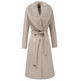 ABRIGO MUJER SALSA JEANS LONG WOOL COAT W/ FAUX FUR AND