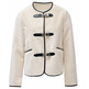 ABRIGO MUJER SALSA JEANS FAUX FUR COAT WITH CLASP CLOSU