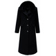ABRIGO MUJER SALSA JEANS WOOL COAT WITH FAUX FUR COLLAR