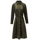 VESTIDO MUJER  SALSA JEANS SUEDE MIDI DRESS WITH BELT