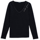 CAMISETA MUJER  SALSA JEANS V-NECK BRANDING LONG SLEEVE