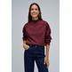 JERSEY MUJER SALSA JEANS SWEATER WITH LACE FLOWER DETAI