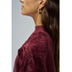 JERSEY MUJER SALSA JEANS SWEATER WITH LACE FLOWER DETAI