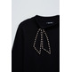 JERSEY MUJER  SALSA JEANS SWEATER WITH BOW NECK DETAIL