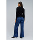 JERSEY MUJER SALSA JEANS TURTLENECK SWEATER WITH BUTTON