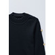 JERSEY MUJER SALSA JEANS TURTLENECK SWEATER WITH BUTTON