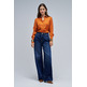 CAMISA MUJER  SALSA JEANS BASIC SHIRT W/ GOLD BUTTONS