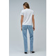 CAMISETA MUJER  SALSA JEANS T-SHIRT W/ FLOWER BEADS AND SE