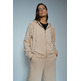 SUDADERA MUJER  SALSA JEANS BRANDING ZIPPED HOODDIE