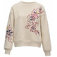 SUDADERA MUJER  SALSA JEANS SWEATSHIRT WITH FLORAL EMBROID