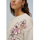 SUDADERA MUJER  SALSA JEANS SWEATSHIRT WITH FLORAL EMBROID