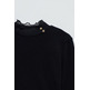 CAMISETA MUJER  SALSA JEANS TURTLENECK LONGSLEEVE W/ FRILL