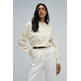 JERSEY MUJER SALSA JEANS SWEATER WITH PEARLS