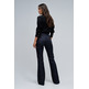 VAQUERO MUJER SALSA JEANS SECRET CHINO FLARE PUSH IN CON CINTURON