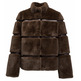 ABRIGO MUJER SALSA JEANS FAUX FUR COAT WITH PU SECTIONS