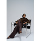 ABRIGO MUJER SALSA JEANS FAUX FUR COAT WITH PU SECTIONS
