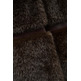 ABRIGO MUJER SALSA JEANS FAUX FUR COAT WITH PU SECTIONS
