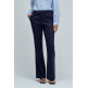 PANTALÓN CHINO MUJER SALSA JEANS FIT FLARE CON LINO