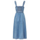 VESTIDO MIDI MUJER SALSA JEANS EN LIGHTDENIM
