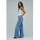VAQUERO MUJER  SALSA JEANS JEANS LOW RISE WIDE MEDIUM WAS