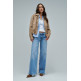 VAQUERO MUJER  SALSA JEANS JEANS LOW RISE WIDE MEDIUM WAS