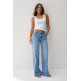 VAQUERO MUJER  SALSA JEANS JEANS LOW RISE WIDE MEDIUM WAS