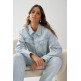 ABRIGO MUJER  SALSA JEANS DENIM OVERSHIRT W/ JAQUARD