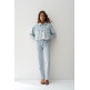 ABRIGO MUJER  SALSA JEANS DENIM OVERSHIRT W/ JAQUARD