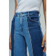 VAQUERO MUJER  SALSA JEANS JEANS FAITH WIDE W/ DENIM MIX